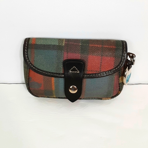 Dooney Bourke multi color leather small pouch - Picture 1 of 9